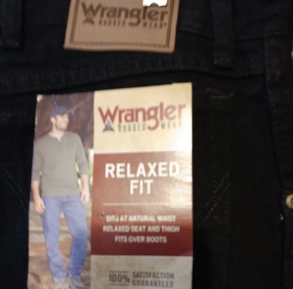 Wrangler Rugged Wear Relaxed Fit Jean Men's SIZE BIG & TALL - Picture 7 of 8